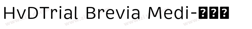 HvDTrial Brevia Medi字体转换
